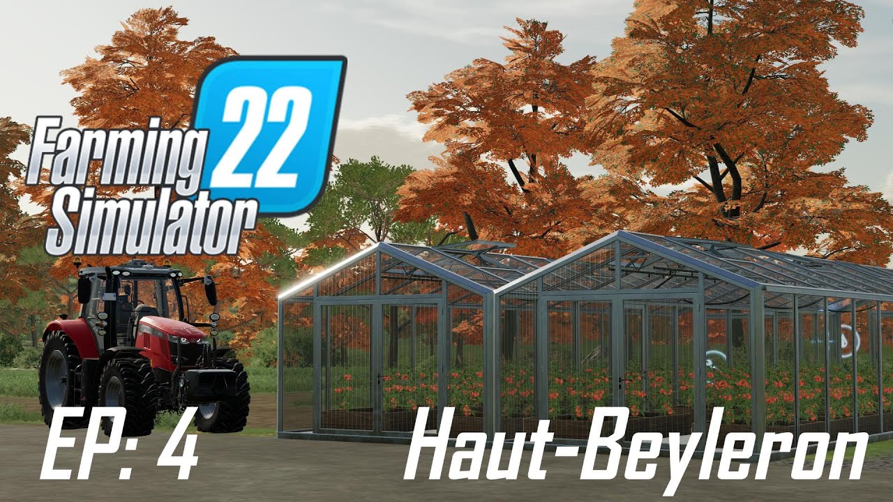 EP:4 - DUSTY PLOWING AND NEW GREENHOUSE | HAUT-BEYLERON | FARMING SIMULATOR 22