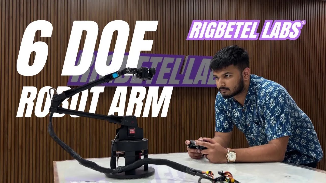 ROS based 6 DOF Robotic Arm Custom Developed for a Client!! Complete ...