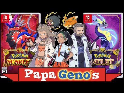 Pokemon Scarlet Pokemon Violet Second Trailer REACTION - PapaGenos