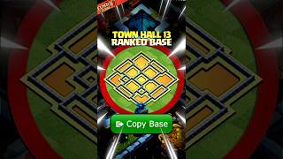 BEST TH13 RANKED BASE LINK! #clashofclans #coc #th13 #th13base