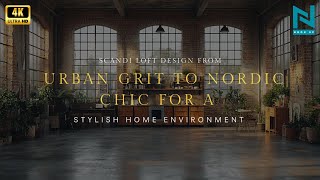 Scandi Loft Design: From Urban Grit to Nordic Chic for a Stylish Home Environment