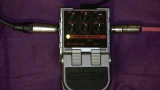 Line 6 Uber Metal Distortion Pedal Demo With Schecter Hellraiser