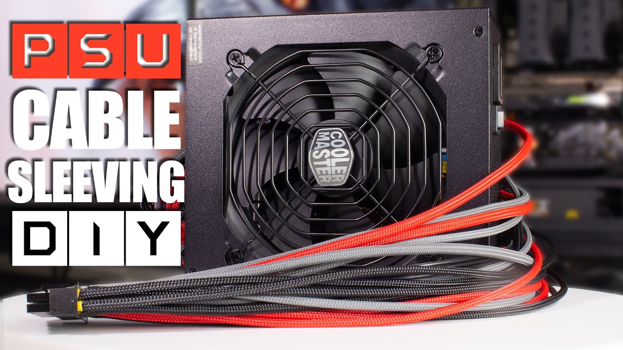 لامزيد من الاسلاك البشعة بعد الان - DIY CABLE SLEEVING