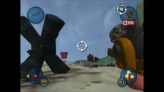 GAMECUBE WORMS 3D GAMEPLAY