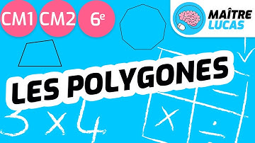 Les polygones CM1 - CM2 - 6ème - Cycle 3 - Mathématiques - Géométrie
