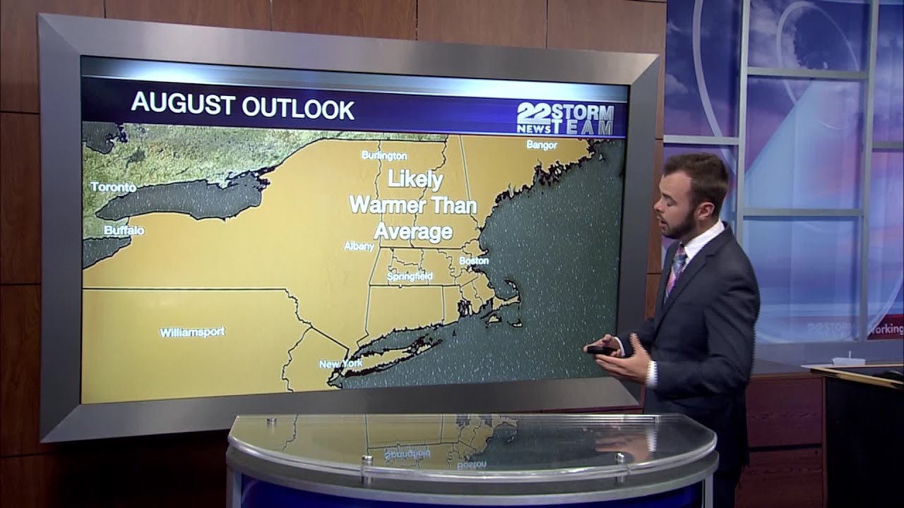 August weather to be warmer than average - YouTube