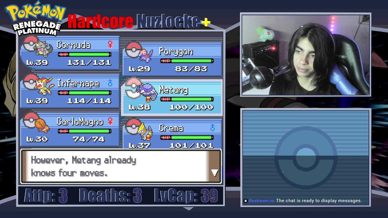 Con suerte hay fantina de lucha | Pokémon RENEGADE PLATINUM HARDCORE NUZLOCKE+ (Día 4)
