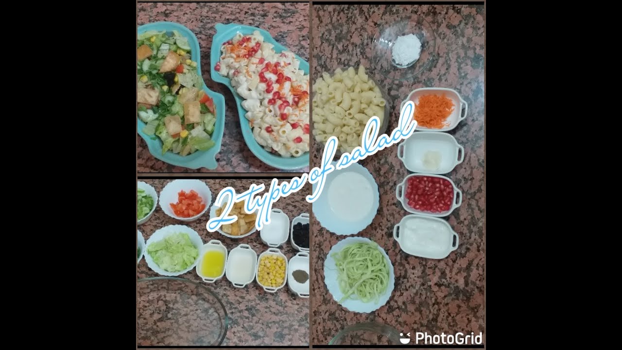 Creamy Macaroni SaladCrunchy Salad Lunch Time Party Salads Snack