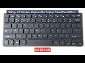 78-Keys BT Wireless Keyboard for Laptop Tablet Smart Phone Cus... — Hot Deal 2026 | Limited Offer!
