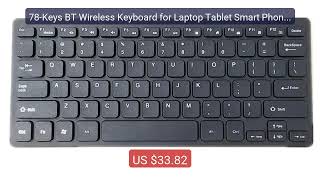 78-Keys BT Wireless Keyboard for Laptop Tablet Smart Phone Cus... — Hot Deal 2026 | Limited Offer!