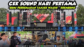 SIDOARJO READY TO PARTY TONIGHT ‼️ DAY ONE SOUND CHECK AT TANJEK WAGIR CAMPGROUND, SIDOARJO