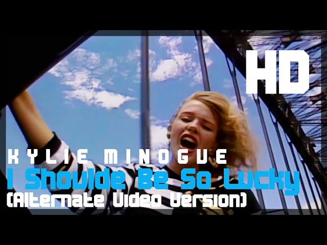 Kylie Minogue - I Should Be So Lucky (Alternate Video 1987) [16:9