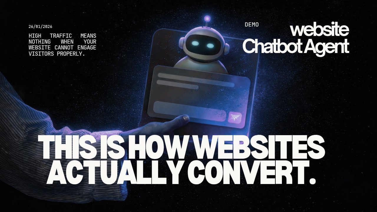 Wonder why your website can't convert? | website Chatbot AI agent