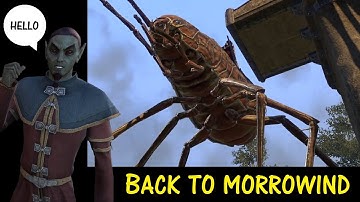 Elder Scrolls Online Gameplay Part 1 - GOING BACK TO MORROWIND!!! ESO-DLC [Funny Moments - 2017]