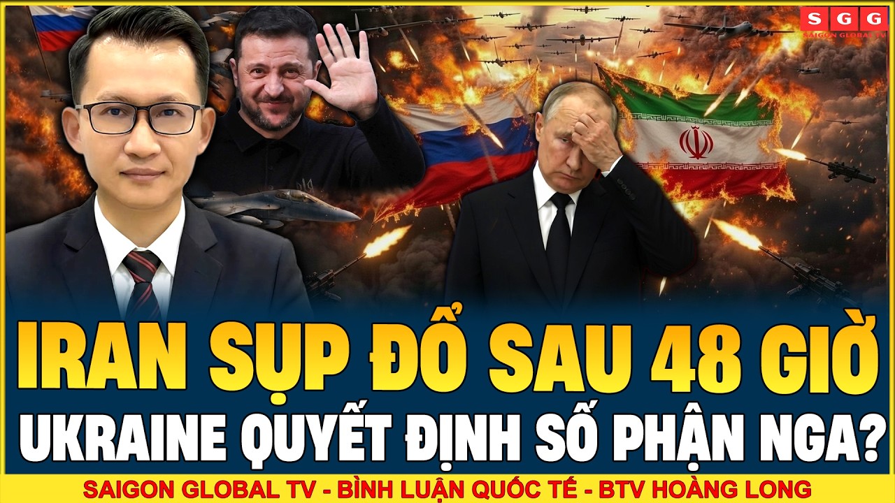 Iran Sụp Đổ Sau 48 Giờ: Ukraine Đang Khóa Chặt Toàn Bộ Sức Mạnh Của Nga?