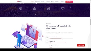 Naxly - Data Science and Analytics WordPress Theme data visualization big data Website Builder