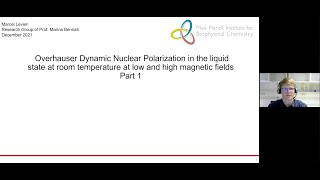 Overhauser Dynamic Nuclear Polarization in the Liquid State | Marcel Levien | Session 40