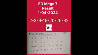 ED mega 7 draw result 21st april 2023 #dubailottery #youtubeshorts #youtubetrands