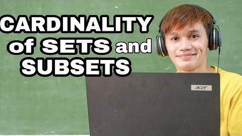 Cardinality of set and subset