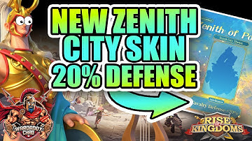 New Zenith City Theme: What Does 20% Cavalry Defense Do - Rise of Kingdoms