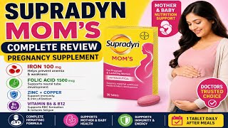 Supradyn Mom's Review | Complete Review | Iron + Folic Acid Benefits | Best Pregnancy Supplement?