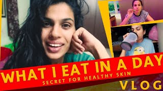 What I eat in a day(for healthy skin)|Sravana Bhargavi| Workout routine