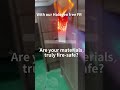 After the Hongkong fire..Are your materials truly fire-safe? #flameretardant #fireprevention
