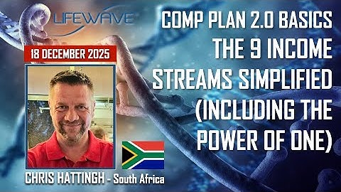 Comp Plan 2.0 BASICS: THE 9 INCOME STREAMS SIMPLIFIED  (Including The Power Of One)