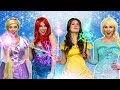 DISNEY PRINCESS MAGIC POWERS. {With Rapunzel, Ariel, Belle, Anna and Elsa)