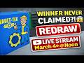Winner NEVER Claimed?! 😱 Vault-Tec Console REDRAW LIVE! (March 4th)