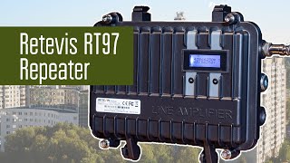 Retevis RT97 mobile repeater. Review, check, internal structure.