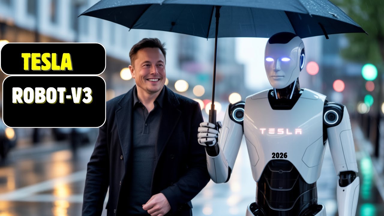 Elon Musk Unveils 2026 Tesla Bot V3 – Massive Redesign, Crazy New Upgrades & Pricing!
