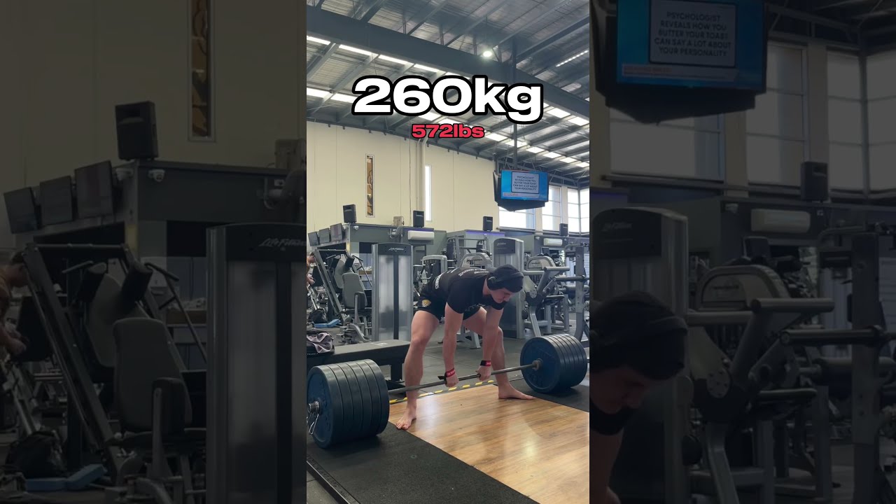 260kg 572lb Deadlift At 19 Years Old