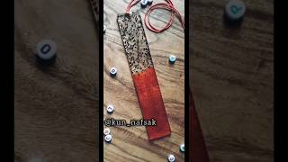 Resin Bookmark 🌸 #ytshorts #resin #resinart #epoxy #art #bookmark #trending #viral