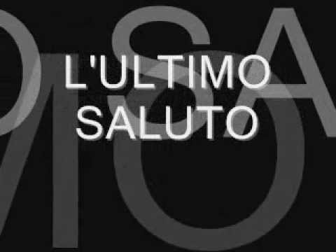 L'ULTIMO SALUTO A mia madre