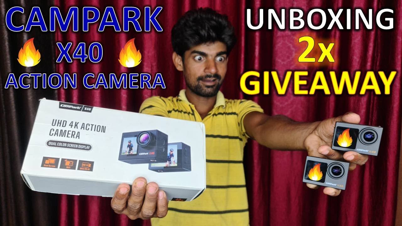 Campark x40 Sports & Action Camera Unboxing & Review Setup Video