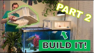 Part 2  DIY Above Tank Basking Platform for Turtles  Grecian Theme  Step By Step Build