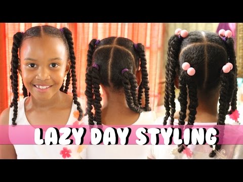 Lazy Day Ponytails