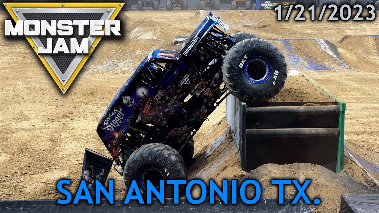 Monster Jam San Antonio TX. 2023, January 21st (Full Show) 4K 60fps