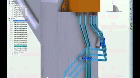 CATIA V6   Fluidics design   CATIA Generative Piping   Tubing product   YouTube