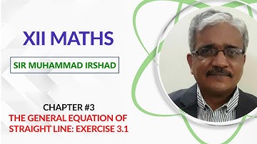 XII Maths Chapter 3 The General Equation of Straight Line: Exercise 3.1