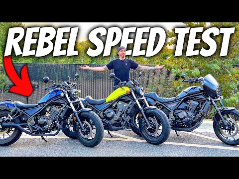 I Raced All The Honda Rebels! (300 Vs 500 Vs 1100)