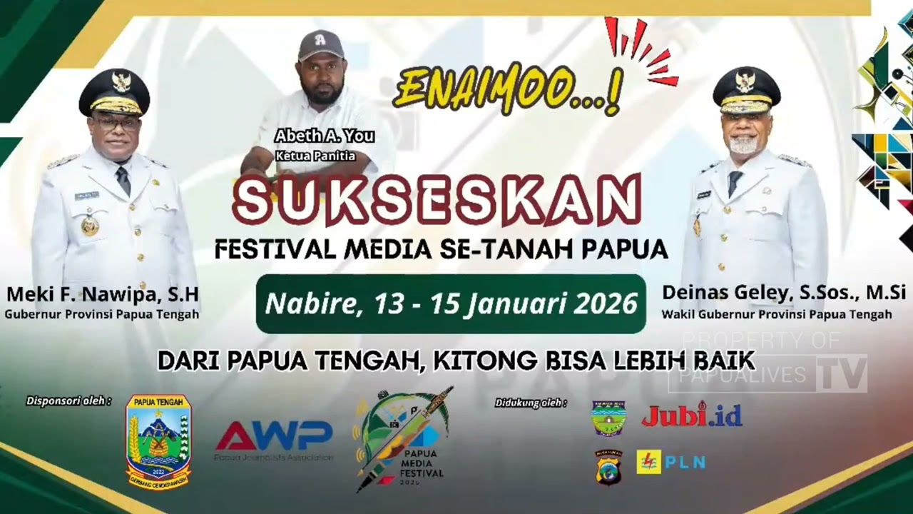 AWP Cetak Sejarah, Gelar Festival Media Perdana Se- Papua Raya