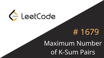 LeetCode 1679 | MaxNumber of K-Sum Pairs | JavaScript | Live Coding