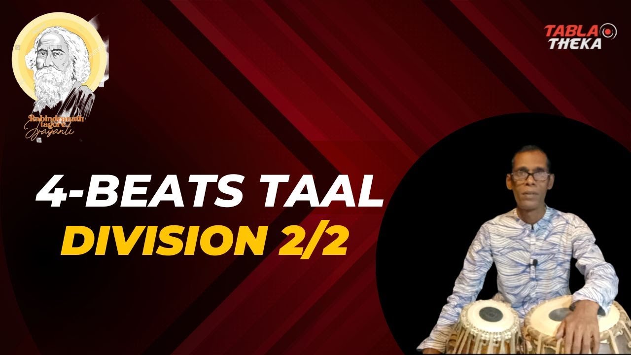 4 Beats Taal (2/2) | Unique Rhythm by Rabindranath Tagore | Taal Tutorial