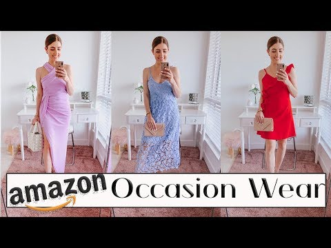 AMAZON OCCASION WEAR *Wedding guest dresses under $35!* - YouTube