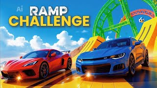 Most Dengrous Ramp Challenge Is Begin 🚗 screenshot 1