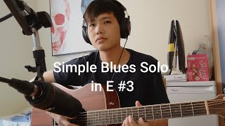 Simple blues solo in E