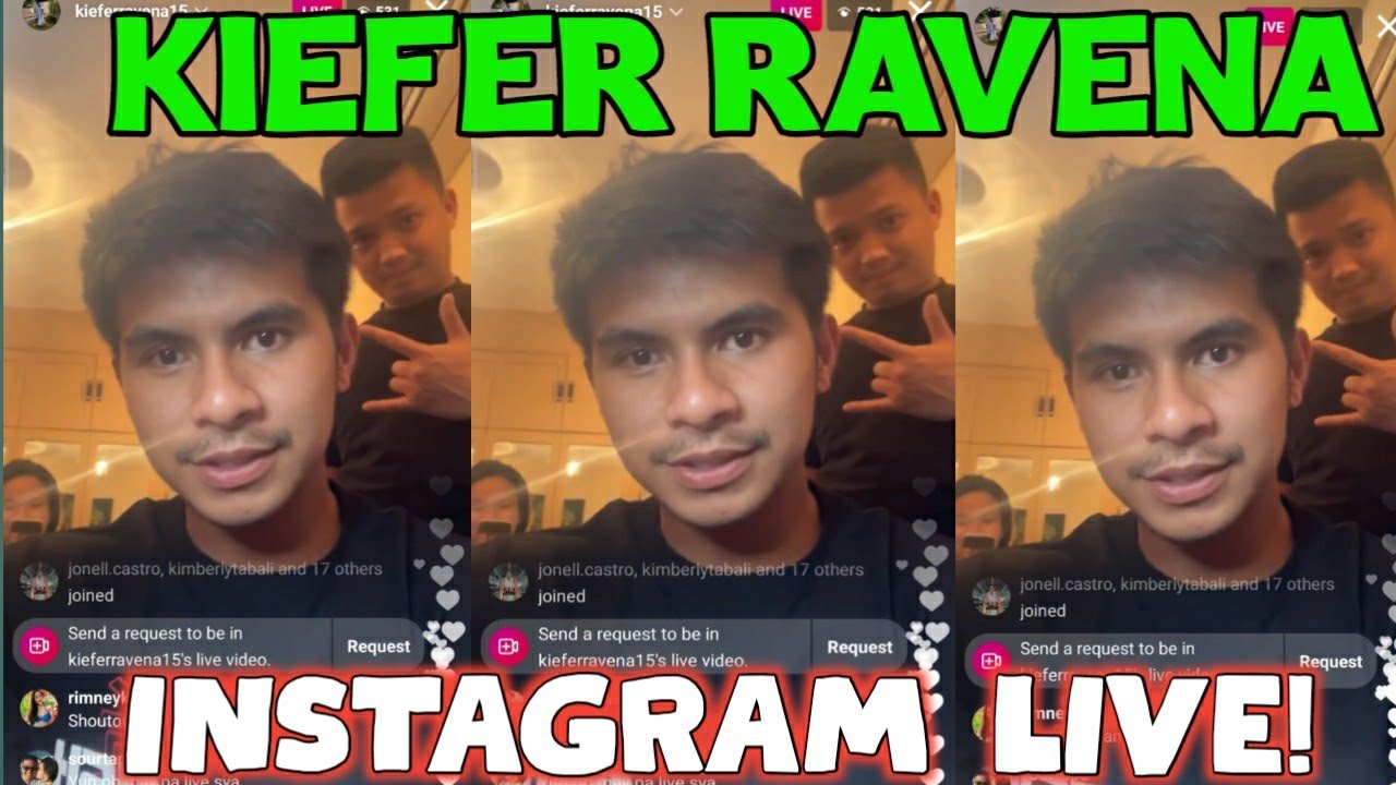 KIEFER RAVENA AND ALYSSA VALDEZ INSTAGRAM LIVE