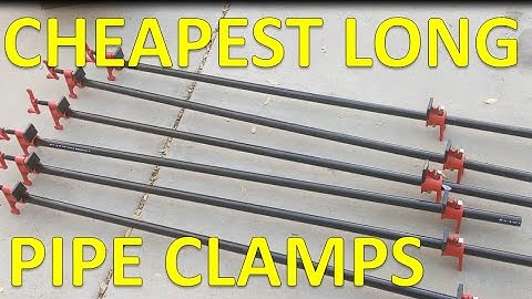 How to make the Cheapest Long Pipe Clamps